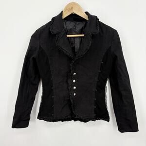 XS Punk Jacket Womens Medium Steampunk Goth Victorian Indie Grunge Alt Emo Y2K